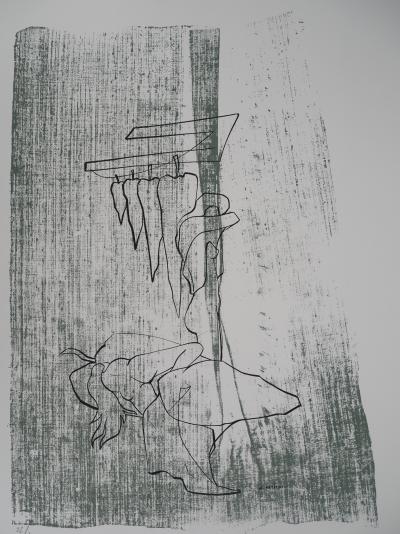 PATITUCCI Georges: Chilli red, 1980 - original signed SILKPRINT 2