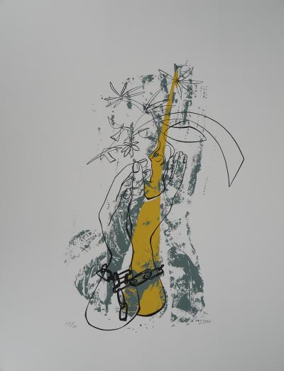 PATITUCCI Georges: L’amour enchainé, 1980 - original signed SILKPRINT 2
