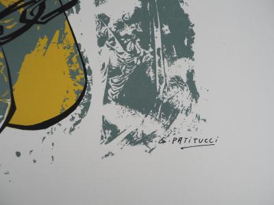 PATITUCCI Georges: L’amour enchainé, 1980 - original signed SILKPRINT 2