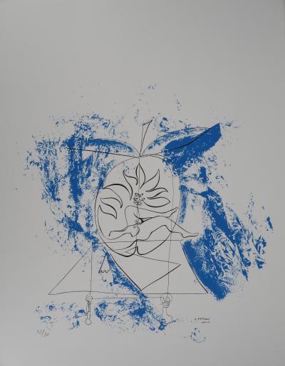 PATITUCCI Georges : La belle et l’orange, 1980 - SERIGRAPHIE originale signée #30 ex 2