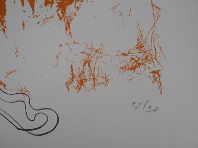 PATITUCCI Georges : Le coucher de Soleil, 1980 - SERIGRAPHIE originale signée 2