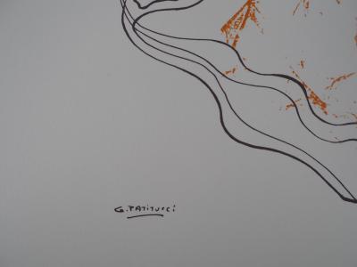 PATITUCCI Georges : Le coucher de Soleil, 1980 - SERIGRAPHIE originale signée 2
