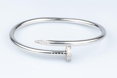 Bracelet Cartier Juste un Clou en or gris 18 carats 2