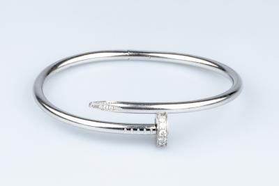 Bracelet Cartier Juste un Clou en or gris 18 carats 2