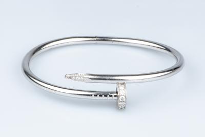 Bracelet Cartier Juste un Clou en or gris 18 carats 2