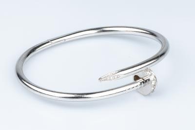 Bracelet Cartier Juste un Clou en or gris 18 carats 2