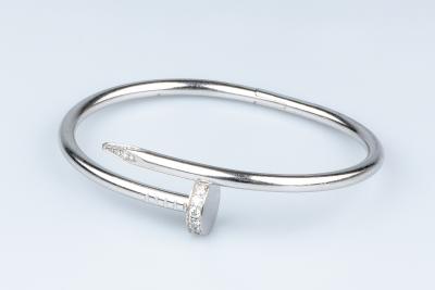 Bracelet Cartier Juste un Clou en or gris 18 carats 2