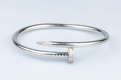 Bracelet Cartier Juste un Clou en or gris 18 carats 2