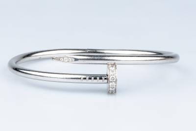 Bracelet Cartier Juste un Clou en or gris 18 carats 2