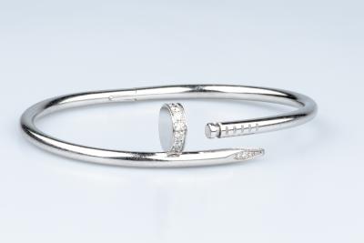 Bracelet Cartier Juste un Clou en or gris 18 carats 2