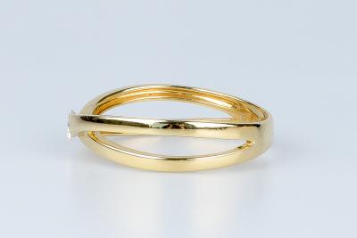 Bague diamant en or jaune 18 carats 2