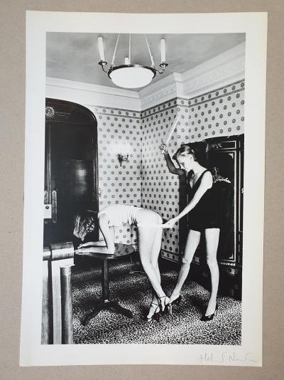 Helmut Newton - Interno, Nizza, 1976 - Litografia 2