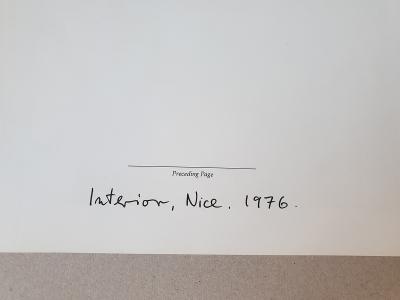 Helmut Newton - Interior, Nice, 1976 - Lithographie 2