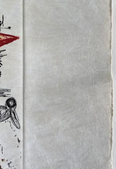 Salvador DALI - Fleurs rêvées : Ananas - Gravure originale signée au crayon 2