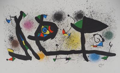 Joan Miró - Jardin surréaliste, 1974 - Lithographie originale  Signée 2