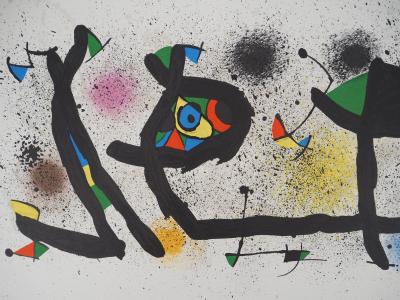 Joan Miró - Jardin surréaliste, 1974 - Lithographie originale  Signée 2