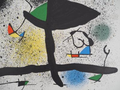 Joan Miró - Jardin surréaliste, 1974 - Lithographie originale  Signée 2
