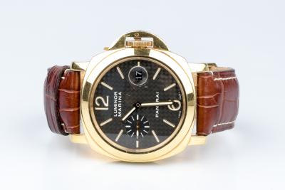 Montre Panerai Luminor Marina en or jaune 18 carats 2