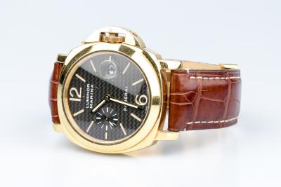 Montre Panerai Luminor Marina en or jaune 18 carats 2