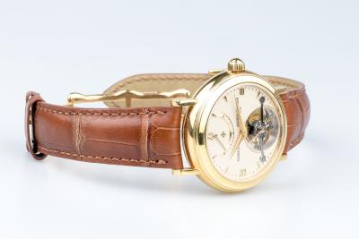 Montre Vacheron Constantin Patrimony Tourbillon en or jaune 18 carats 2