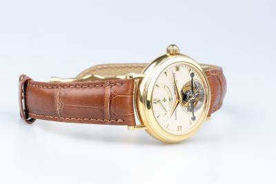 Montre Vacheron Constantin Patrimony Tourbillon en or jaune 18 carats 2