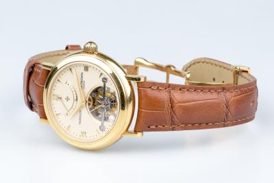 Montre Vacheron Constantin Patrimony Tourbillon en or jaune 18 carats 2