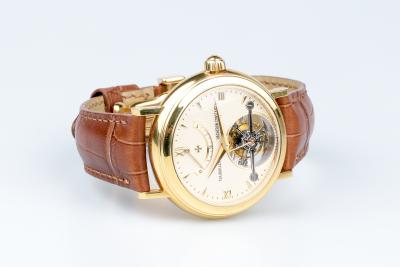 Montre Vacheron Constantin Patrimony Tourbillon en or jaune 18 carats 2