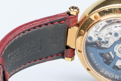 Montre Bovet saphirs roses diamants en or rose 18 carats 2