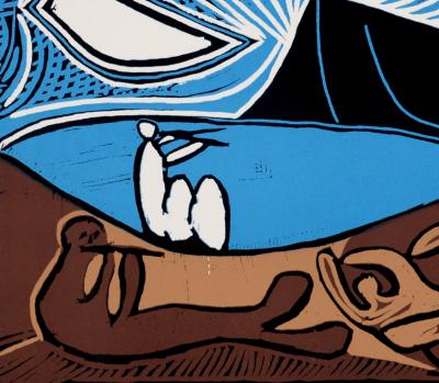 Pablo PICASSO (After) - Bacchanale, 1962 - Linocut print 2
