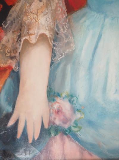 Micao KONO - La Poupée - Huile sur toile signée 2