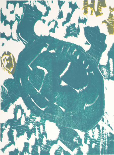 Bernard LORJOU - La Tortue, 1965 - Gravure sur bois 2