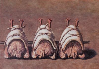 Salvador DALI - Les Diners de Gala, 1977 - Photolithographie originale avec une pointe sèche 'remarque', signée à la main 2
