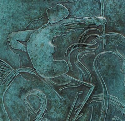 Salvador Dali - Le Cavalier noir, 1977 - Sculpture originale,signée 2