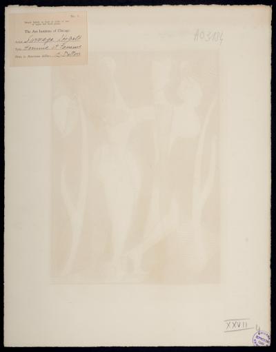 Léopold SURVAGE - Composition surréaliste XXVII, 1934 - Woodcut print (Xylography) 2
