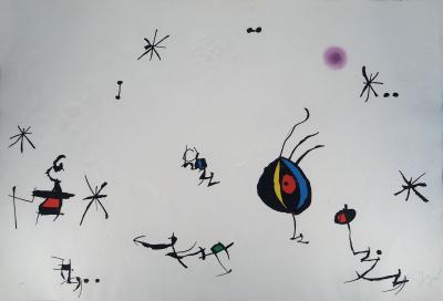Joan MIRO - Barcelona Suite n°10, 1973 - Gravure originale, signée 2
