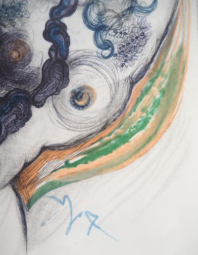 Salvador Dali - Casanova : huîtres aphrodisiaques et nu, 1967 - Gravure originale, signée 2