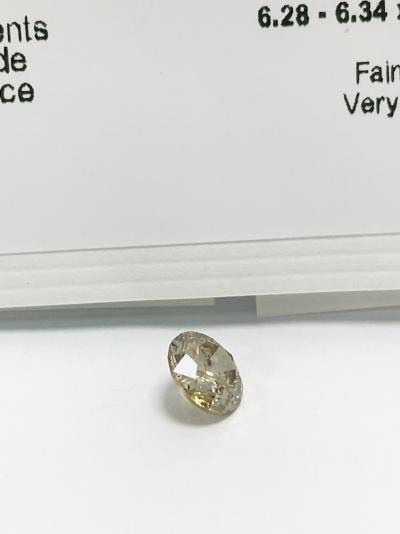 Diamant taille brillant de 1,01 ct, couleur fantaisie, pureté i1 naturelle, certification wgi 2
