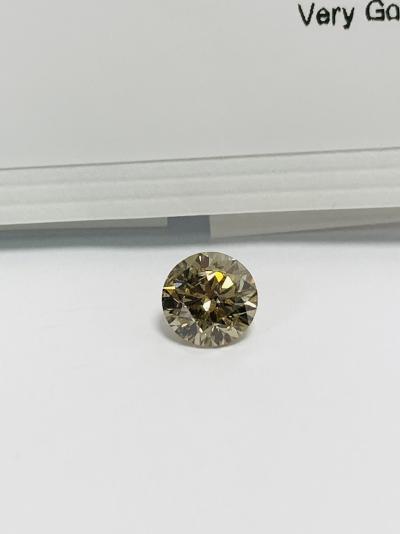 Diamant taille brillant de 1,01 ct, couleur fantaisie, pureté i1 naturelle, certification wgi 2