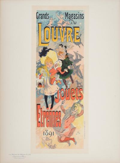 Jules CHERET - Grands Magasins du Louvre, 1891 - Lithographie 2