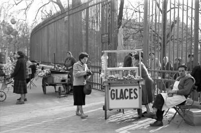 Maurice Bonnel - Jardin du Luxembourg 1953 - Photographie argentique 2