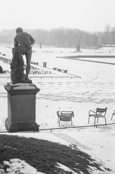 Maurice Bonnel - Jardin du Luxembourg Paris 1950 - Tirage argentique 2