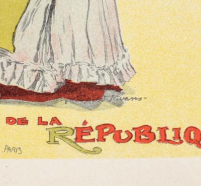 Leopold STEVENS - Les Maîtres de l'Affiche : Eugénie Buffet, La Chanteuse Populaire, 1899 - Lithographie 2