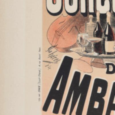 Jules CHERET - Les Maîtres de l'Affiche : Concert des Ambassadeurs, 1891 - Lithographie 2