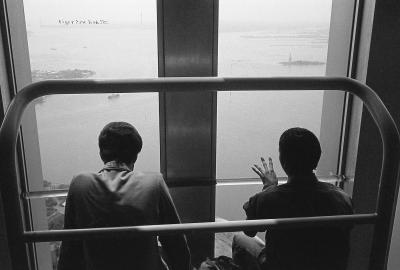 Claude Vesco - World Trade Center, Tour 1, 107e étage New York, 1980 - Photographie argentique 2