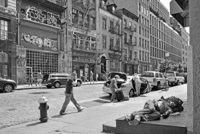 Claude Vesco - Brood Street 2013, New York - Photographie argentique 2