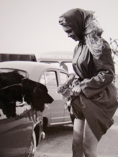 Patrick BERTRAND - Brigitte Bardot - Studio de la victorine, 1957 - Photographie originale signée 2