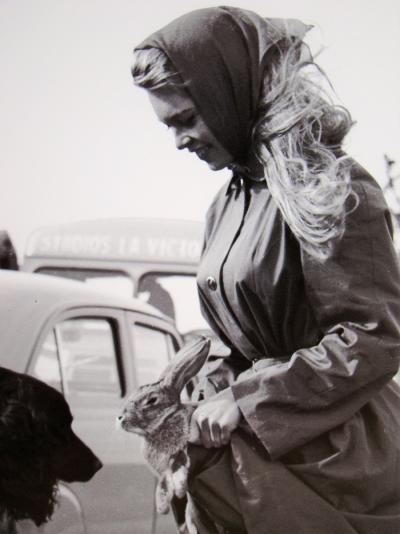 Patrick BERTRAND - Brigitte Bardot - Studio de la victorine, 1957 - Photographie originale signée 2