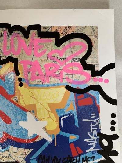 NASTY - Métro - Impression réhaussée et signée au crayon 2