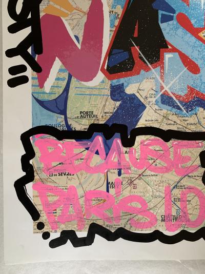 NASTY - Métro - Impression réhaussée et signée au crayon 2