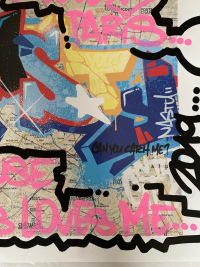 NASTY - Métro - Impression réhaussée et signée au crayon 2